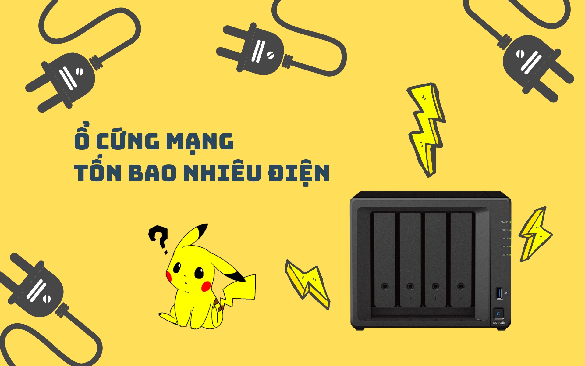 Ổ cứng mạng NAS có tốn tiền điện không?