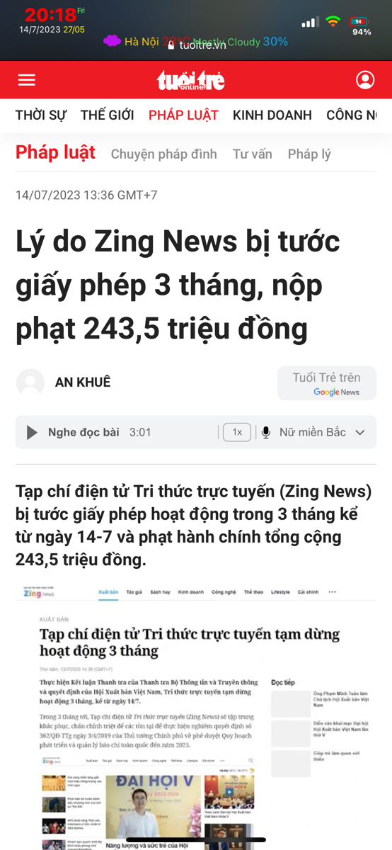 Zing News Chính Thức Dừng Hoạt động Trong 3 Tháng Kể Từ Ngày 14/7 ...