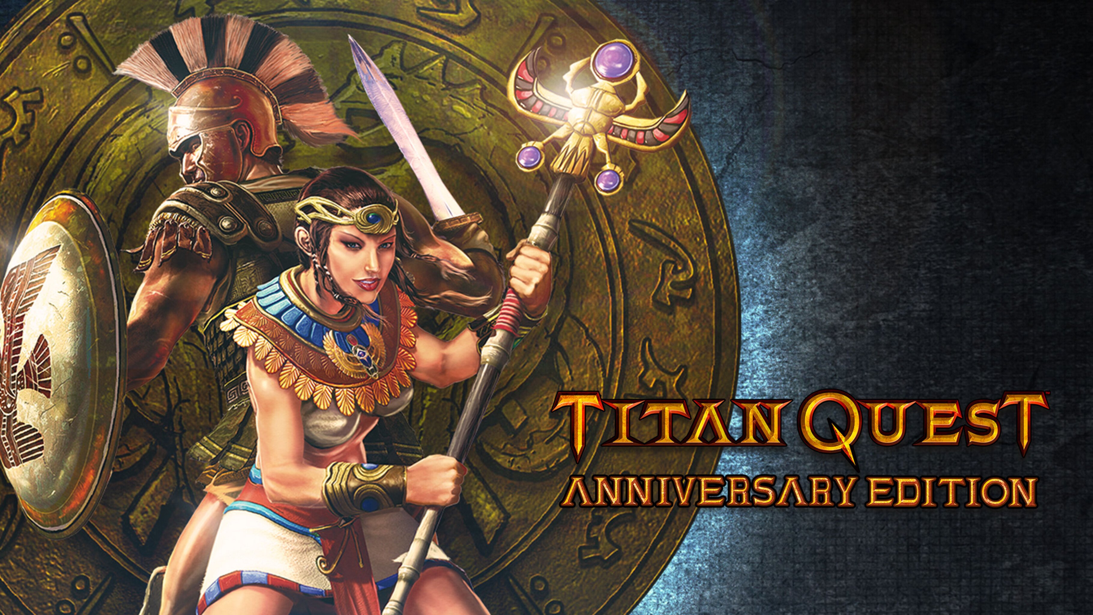 Quest anniversary. Titan Quest Anniversary Edition обложка. Titan Quest Anniversary Edition [GOG] (2016). Titan Quest Жизель. Скринсейвер Titan Quest.