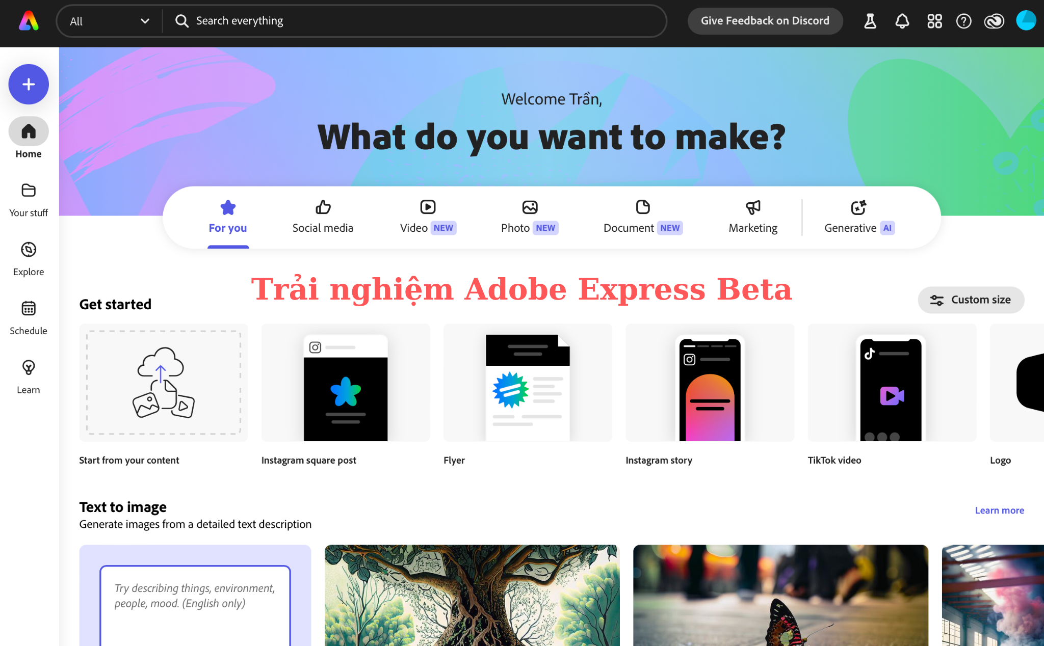 Dùng thử Adobe Express Beta: dễ sử dụng, nhiều template đẹp