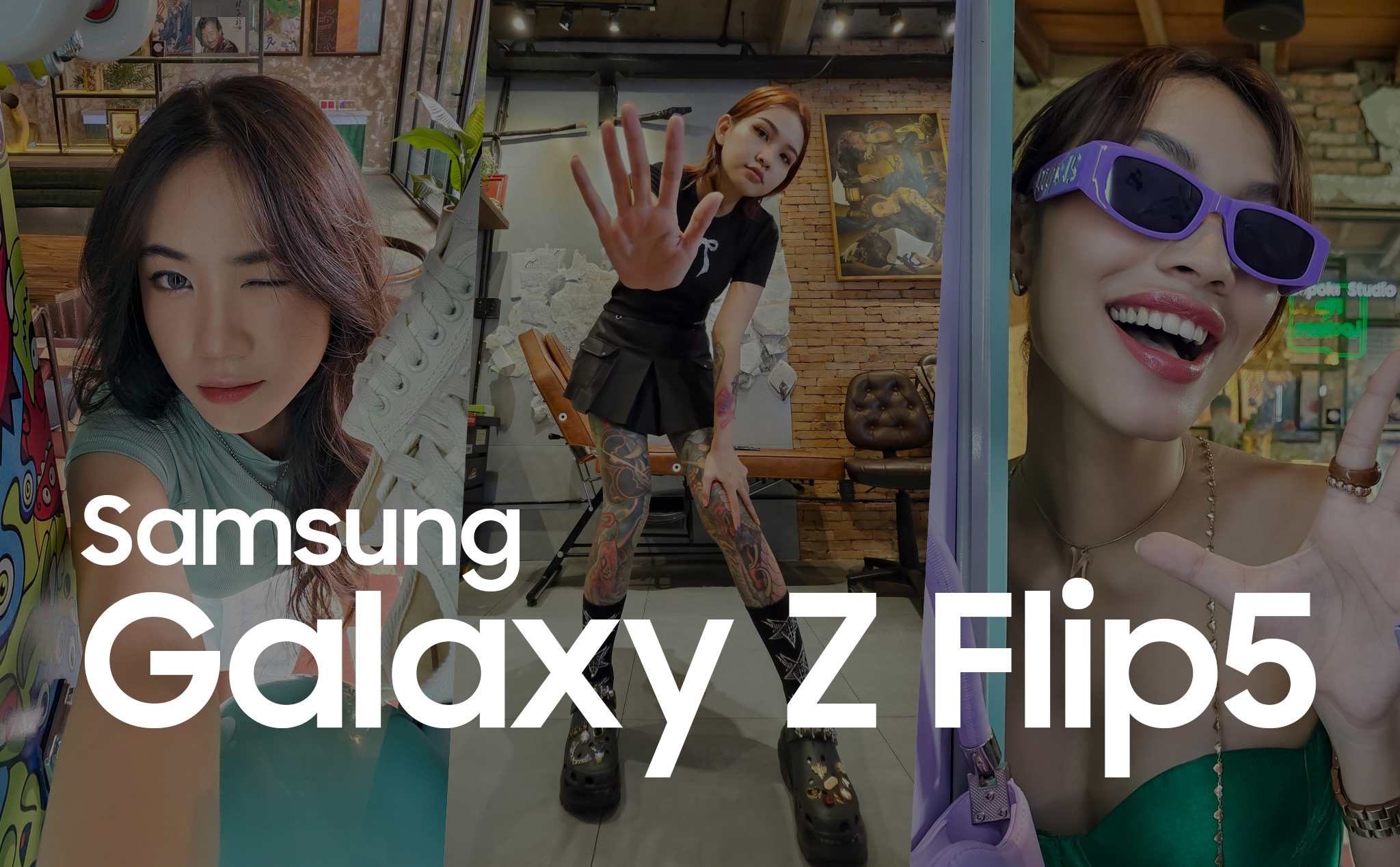 Chụp hình với Samsung Galaxy Z Flip5: Màn hình lớn ngoài quá đã