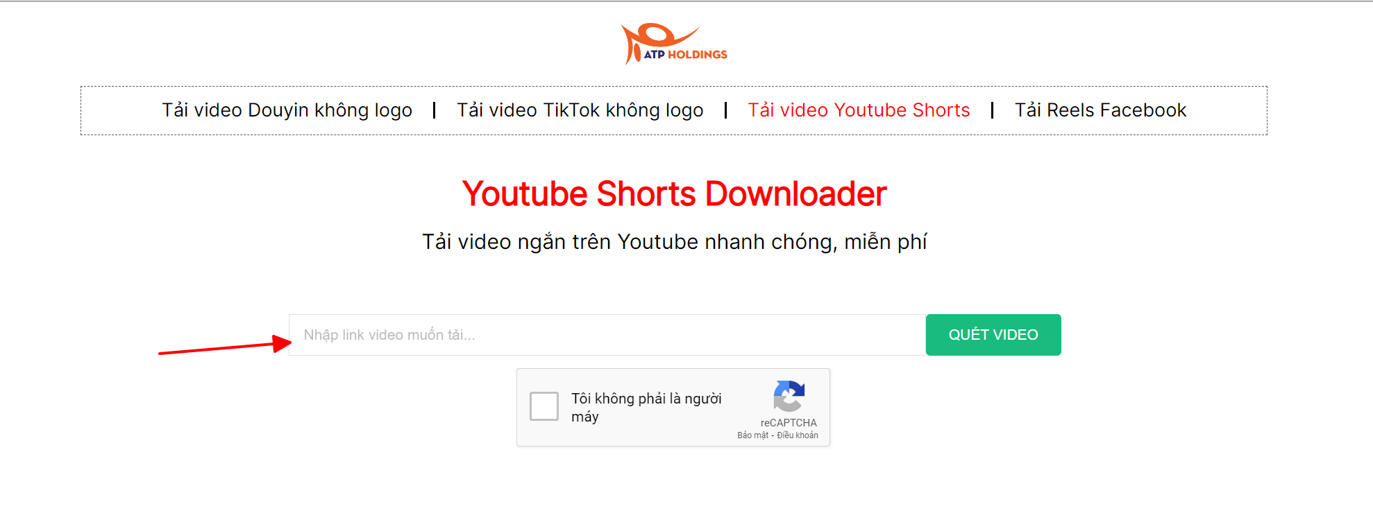 3 web tải video Youtube Shorts trực tuyến miễn phí