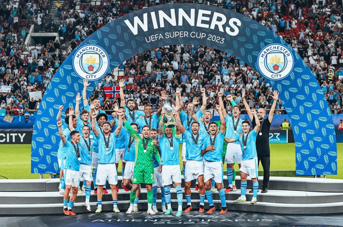 UEFA SUPER CUP WINNERS...MANCHESTER CITY! | Viết Bởi Tuấn Nà