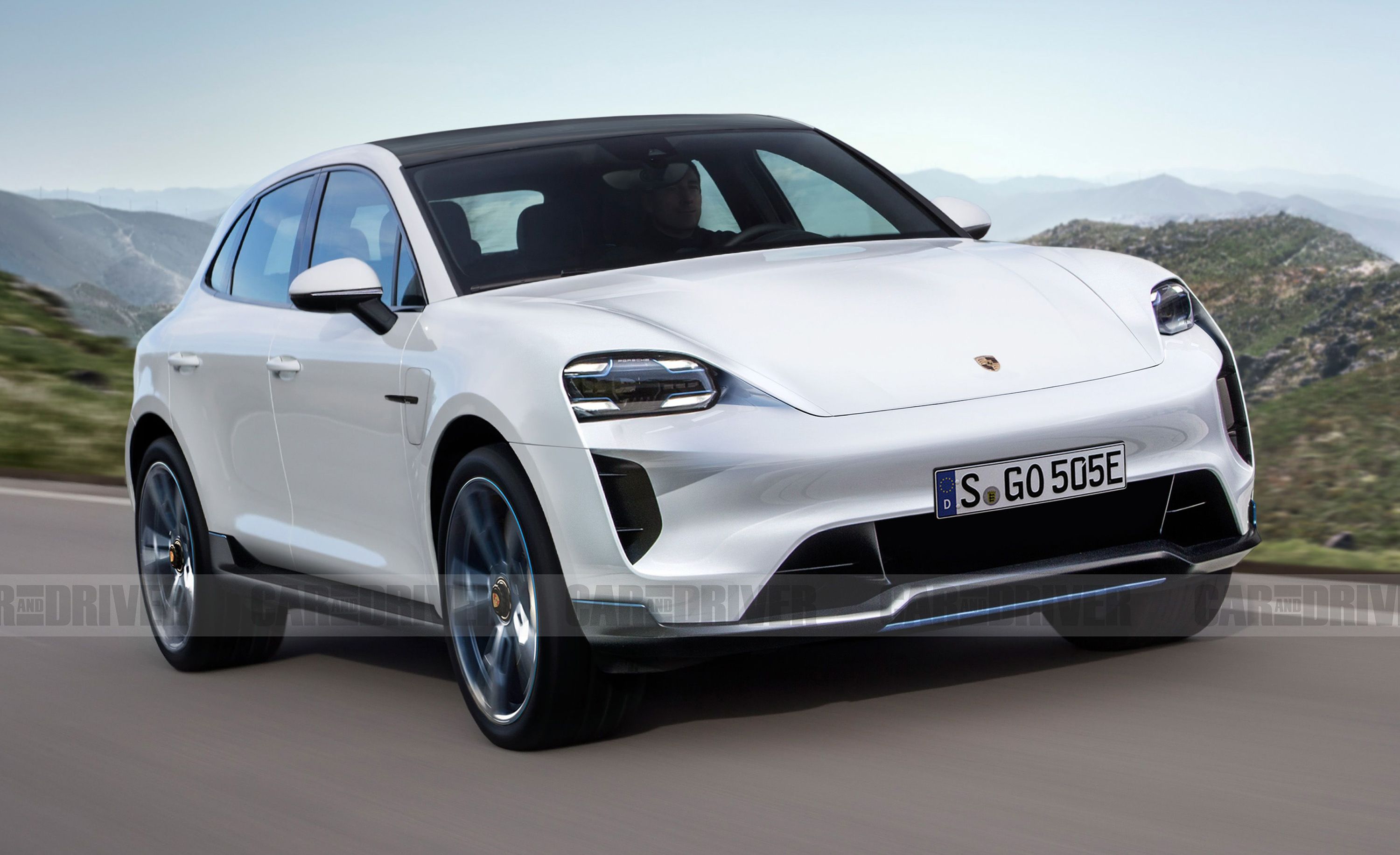 Porsche Macan điện lộ ảnh chạy thử: là một chiếc SUV Coupe, bán ra từ năm sau