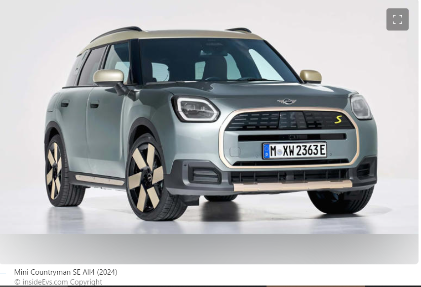 2024 Mini Countryman EV Lộ Diện Với Phạm Vi WLTP Lên Tới 287 Dặm (460km ...