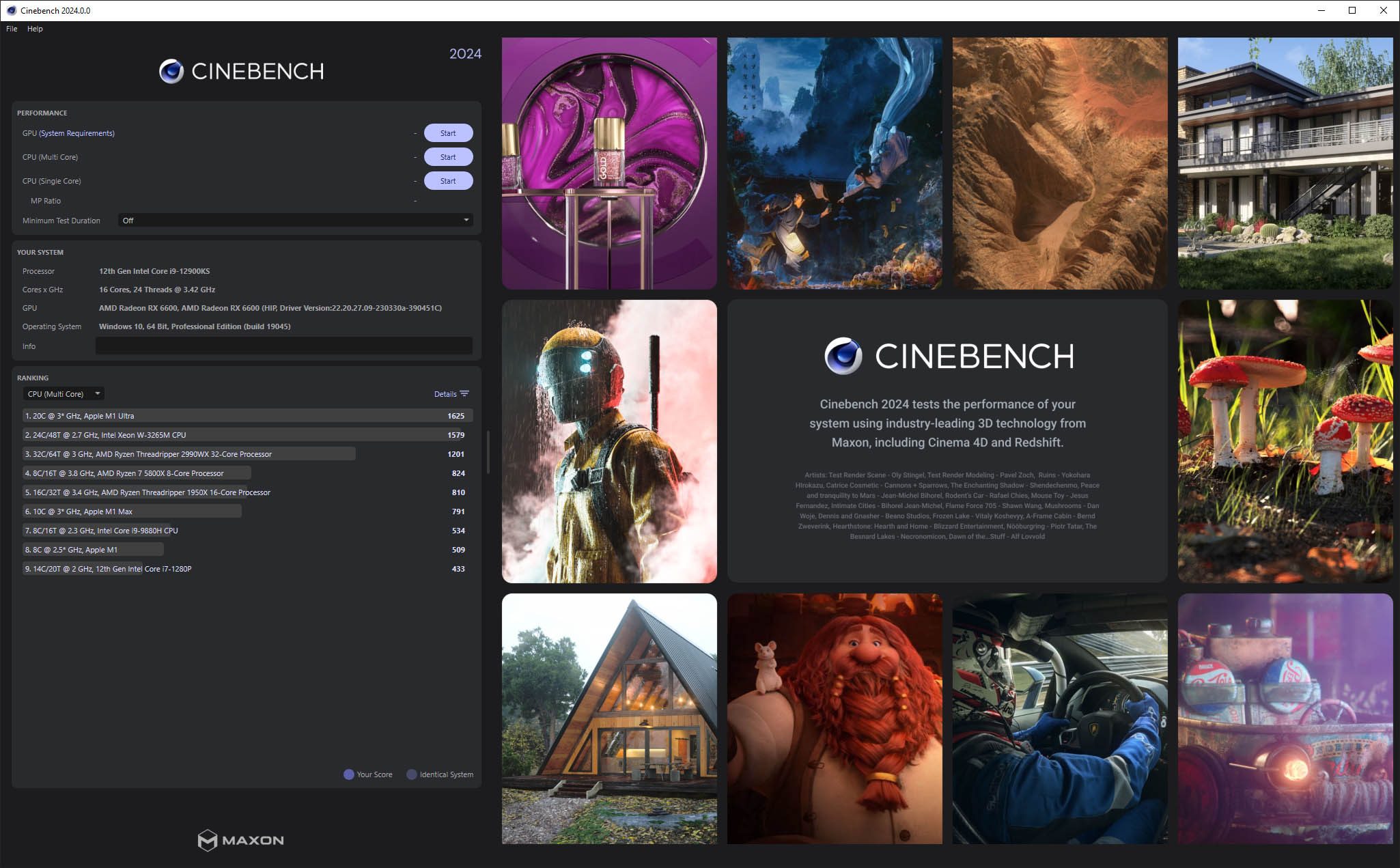download the new version CINEBENCH 2024