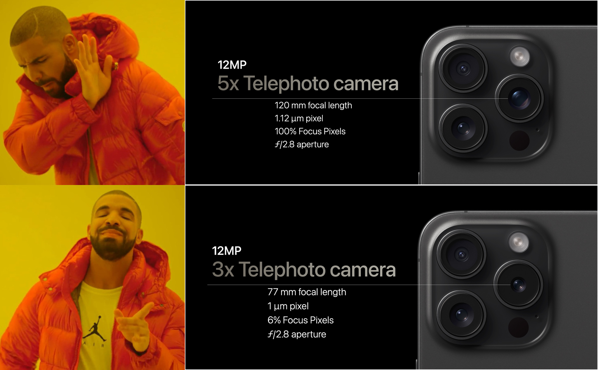 Đừng để bị lừa, có thể anh em sẽ hợp với camera iPhone 15 Pro hơn là 15 Pro Max