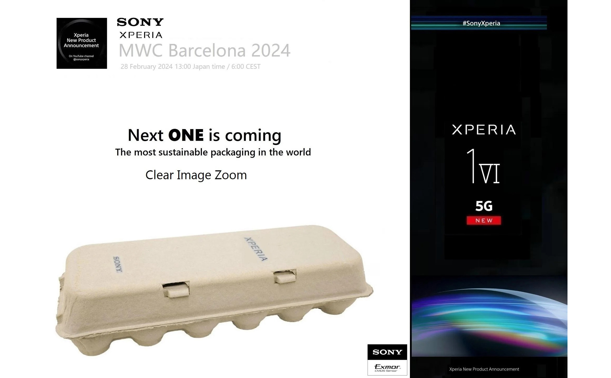 Sony Xperia 1 VI sẽ ra mắt tại MWC 2024, có camera zoom 6x với cảm biến lớn?