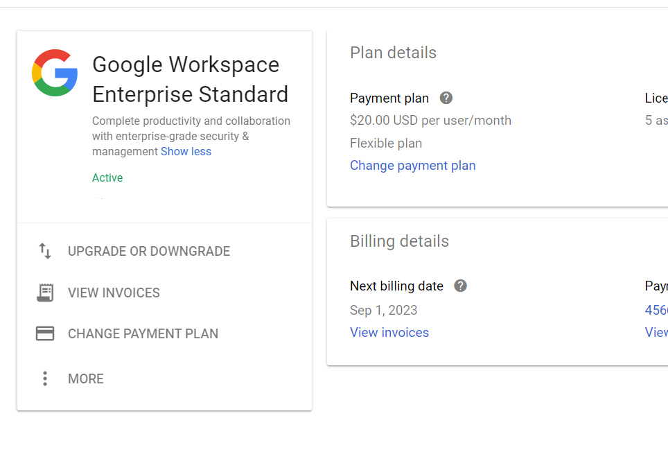 Google Drive Workspace Enterprise Standard "MUA CHUNG - SỬ DỤNG RIÊNG"