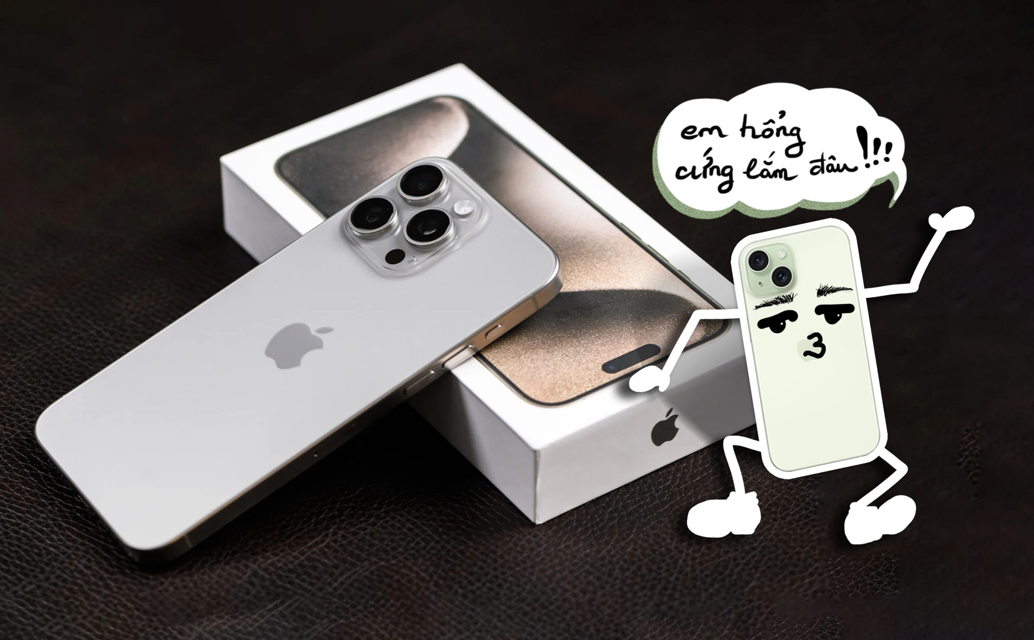 Tưởng Titanium trên iPhone 15 cứng dữ lắm, ai ngờ...
