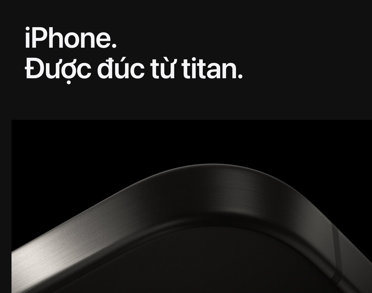 iPhone được đúc từ titan
