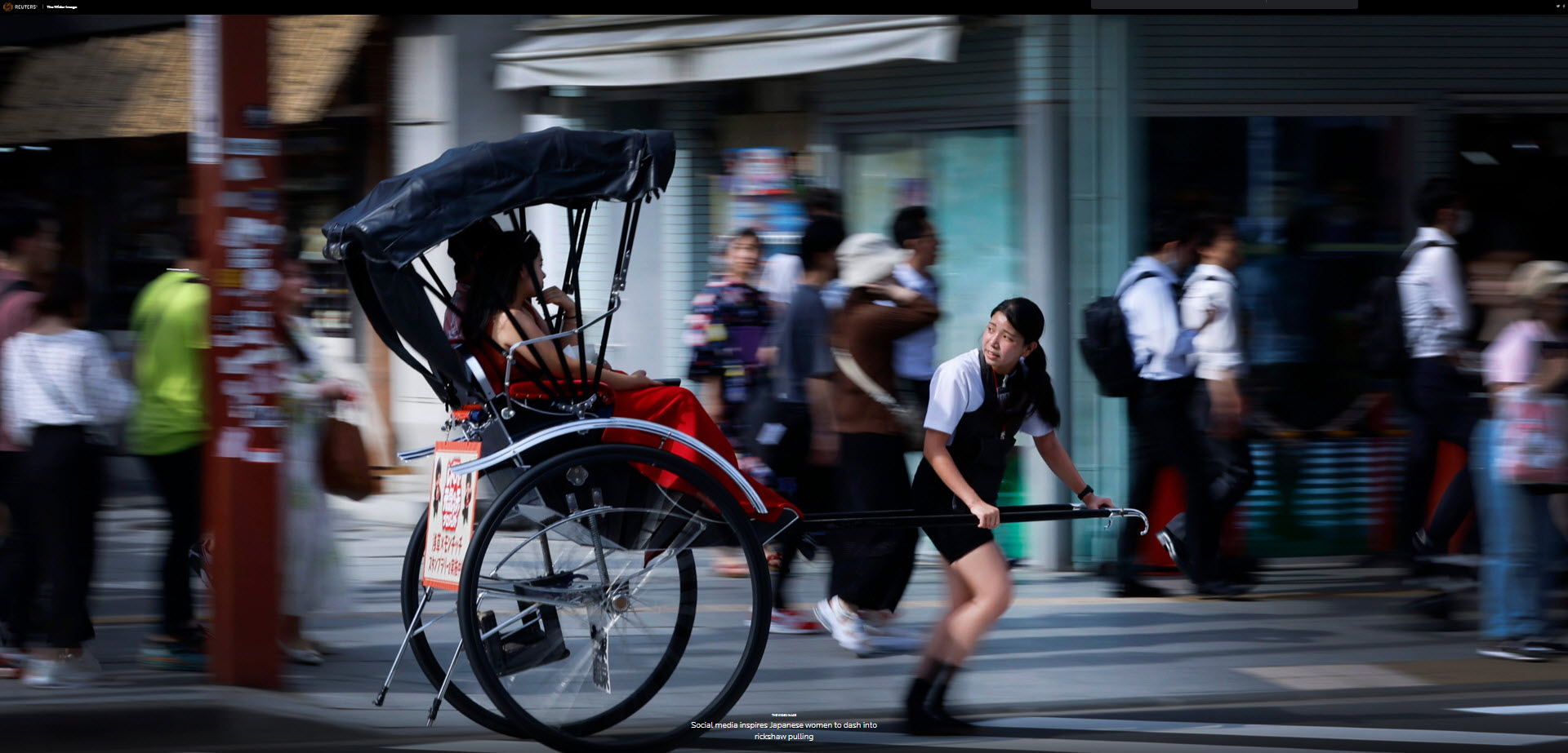 Hình ảnh: Những cô gái kéo xe xích lô ở Tokyo, tuổi đôi mươi, thu nhập gấp 2-3 mức GDP bình quân