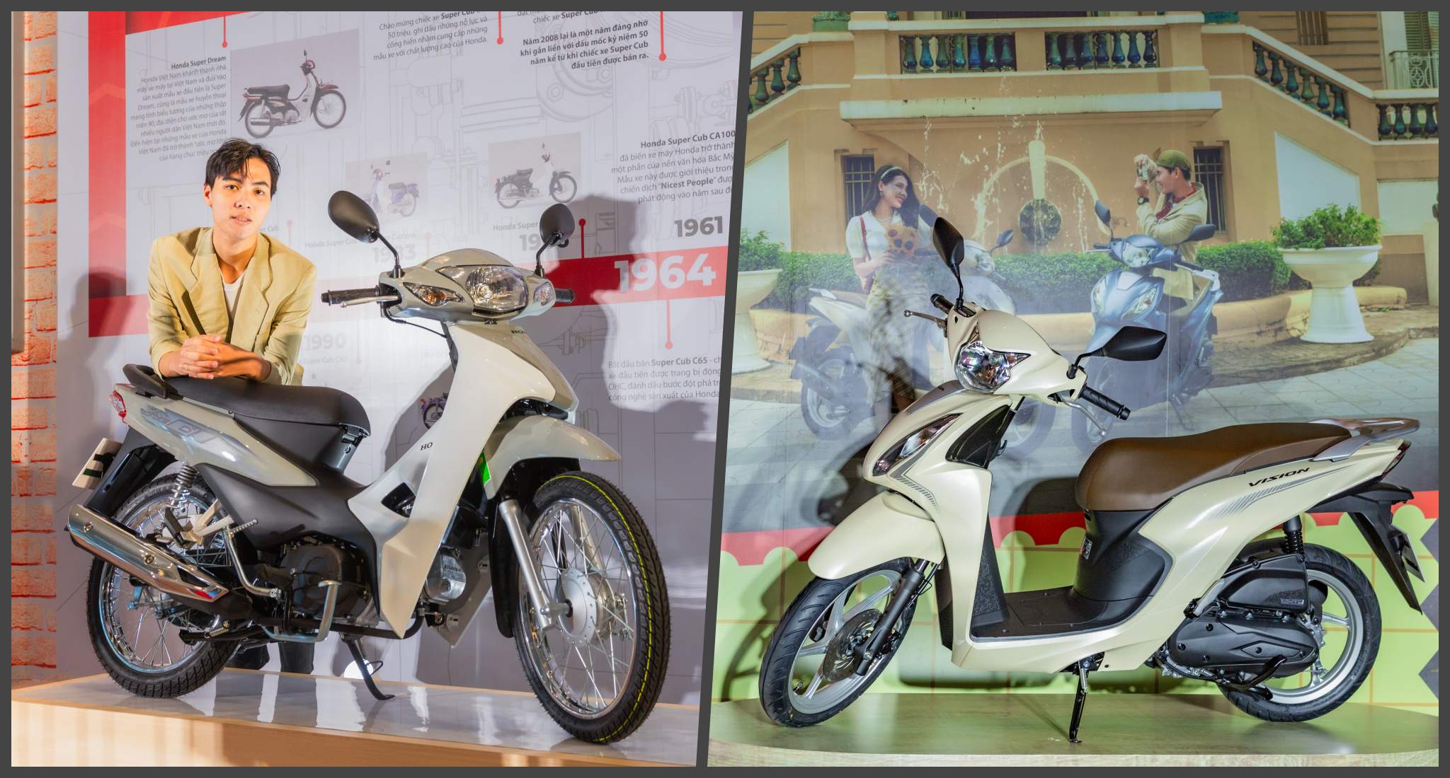 Honda Việt Nam ra mắt Wave Alpha và Vision bản cổ điển: màu và tem khác, giá từ 18,9 và 36,6 triệu