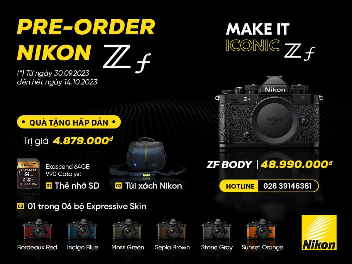 Nikon Zf bán ở Việt Nam giá 49 triệu đồng
