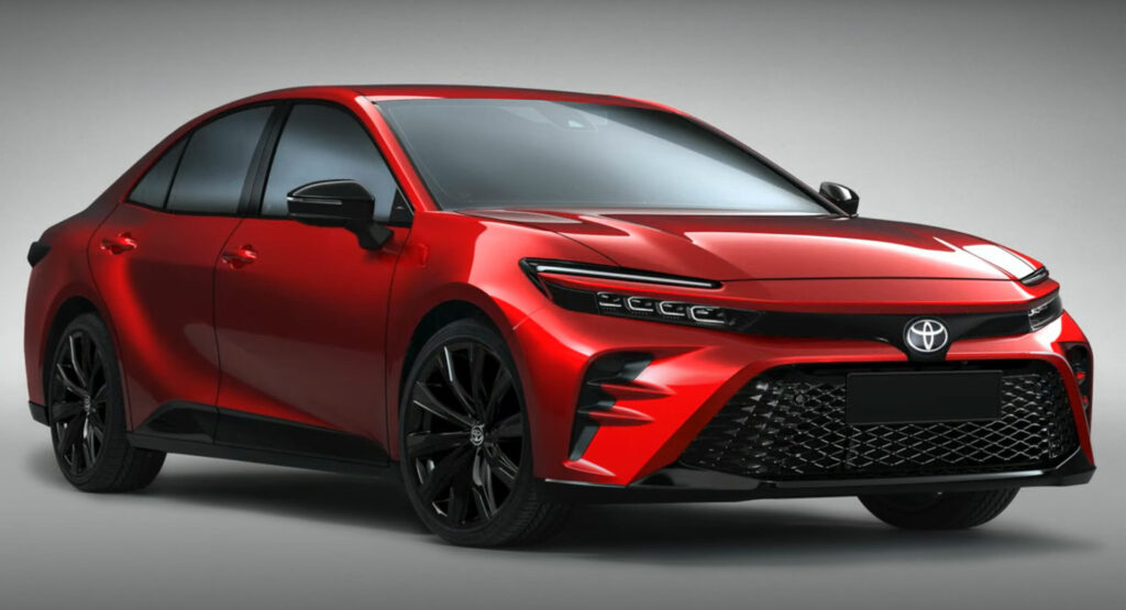 Toyota hé lộ ảnh đầu tiên của Camry 2025: thiết kế đầu đèn giống Prius mới?