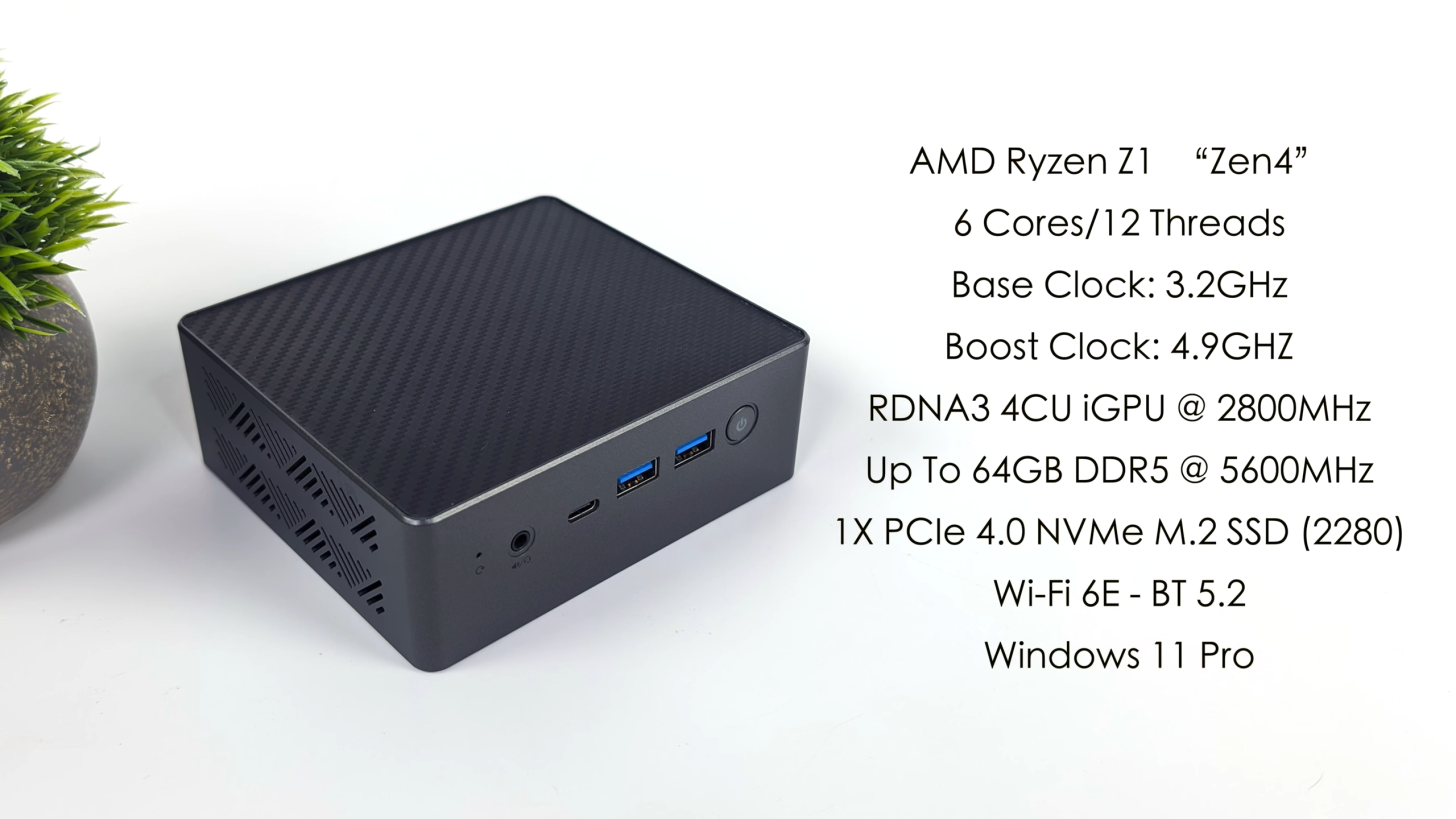 AMD Ryzen Z1 ra mắt trên mini PC: Chơi mượt game nhưng kích thước rất nhỏ gọn