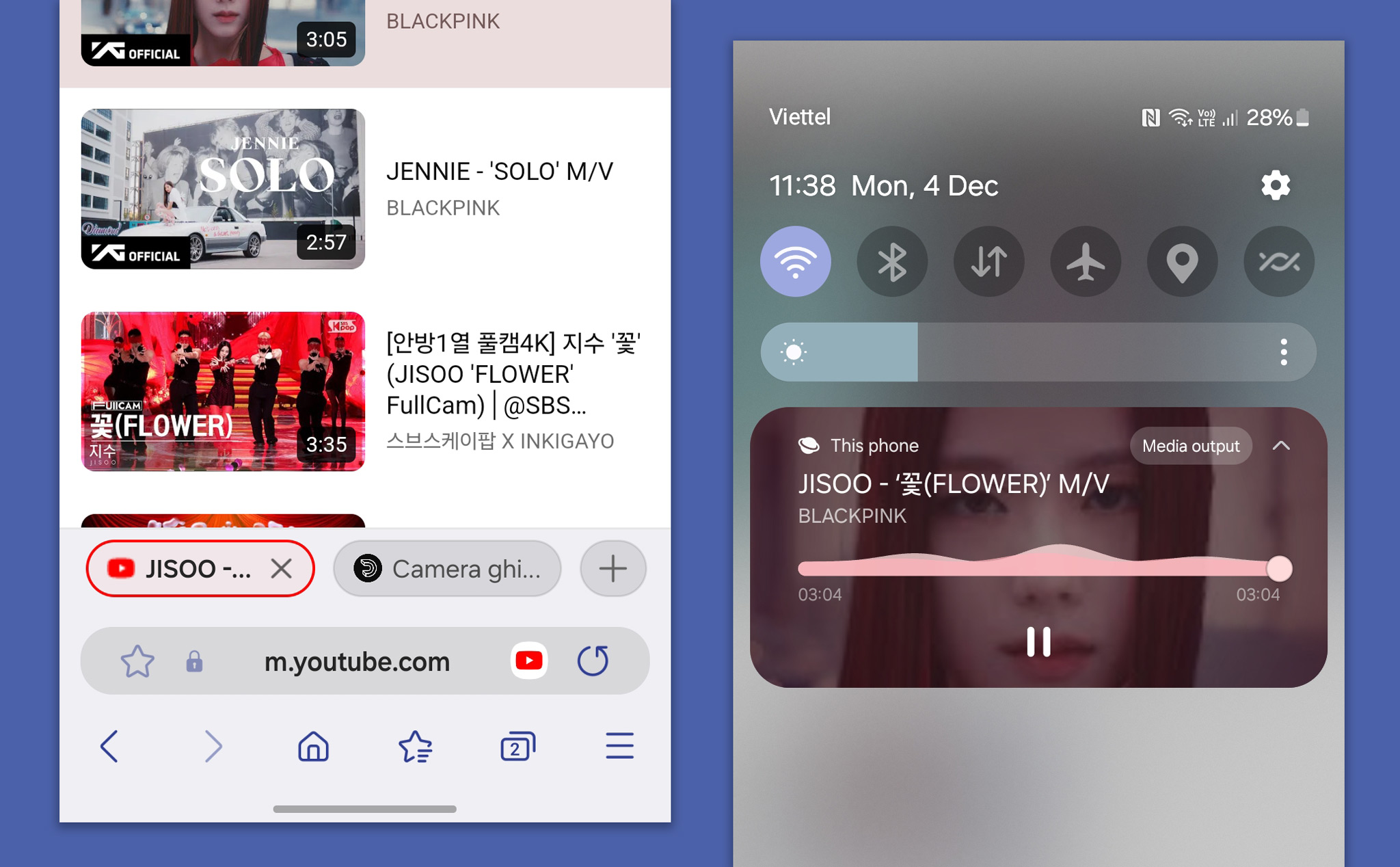 One UI: Cách phát video trong nền trên trình duyệt Samsung Internet