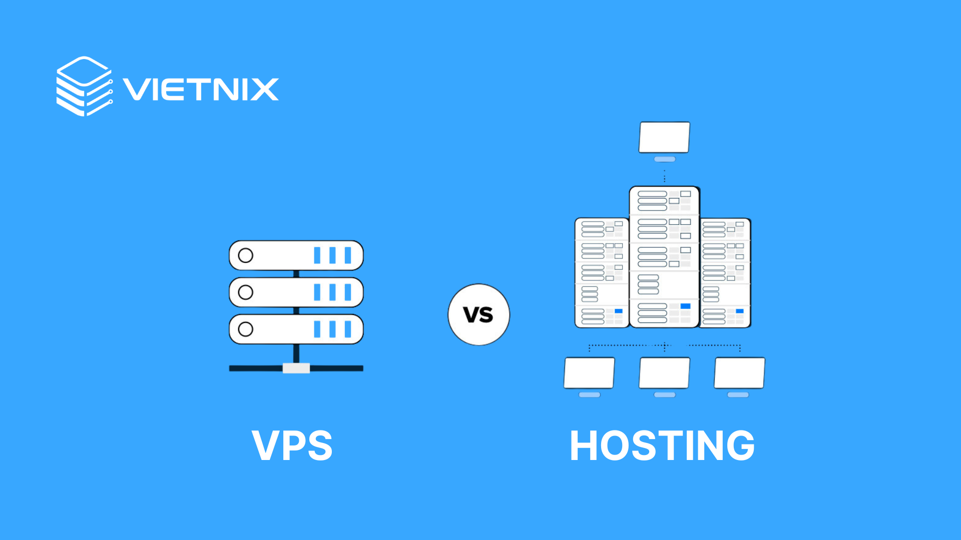 So sánh VPS và hosting - Điểm giống và khác nhau