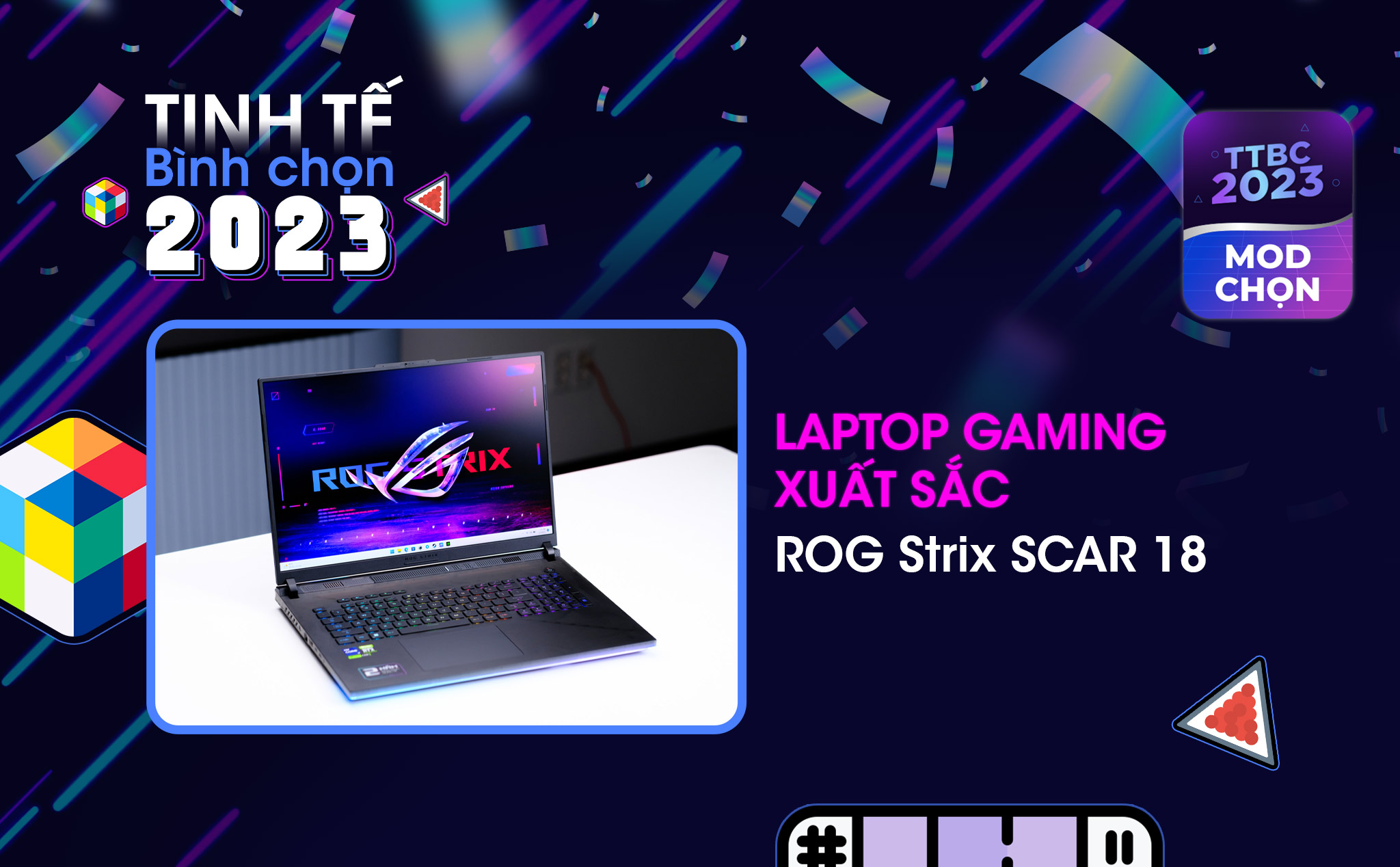 Laptop gaming xuất sắc: ROG Strix SCAR 18