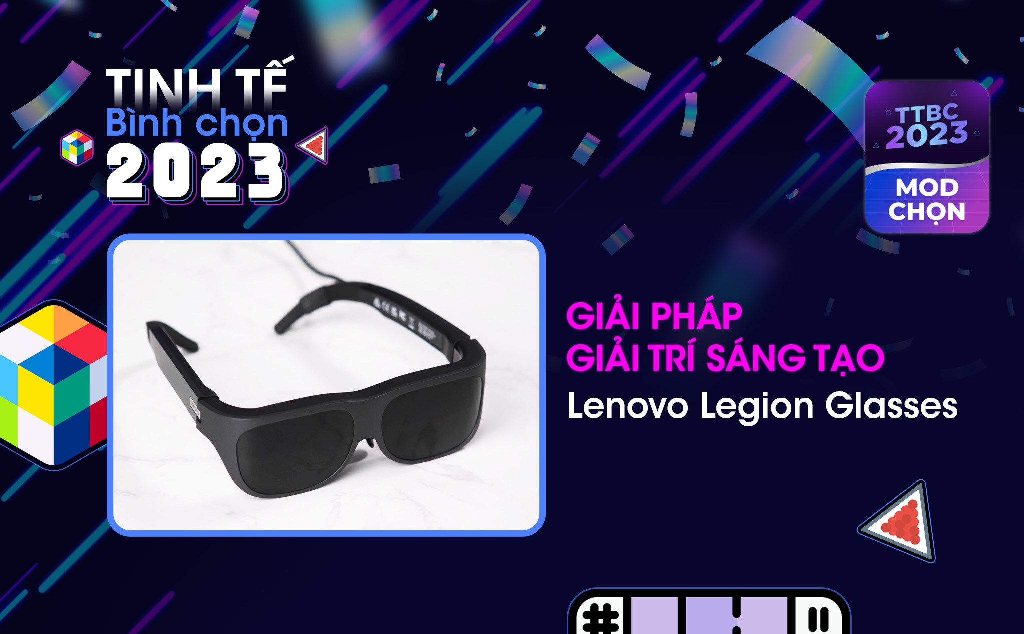 Giải pháp giải trí sáng tạo Lenovo Legion Glasses