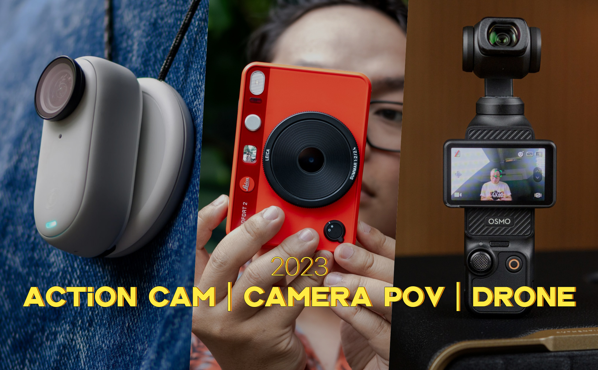 #tinhtelookback: Những camera hành động, vlog camera, drone ấn tượng nhất năm 2023