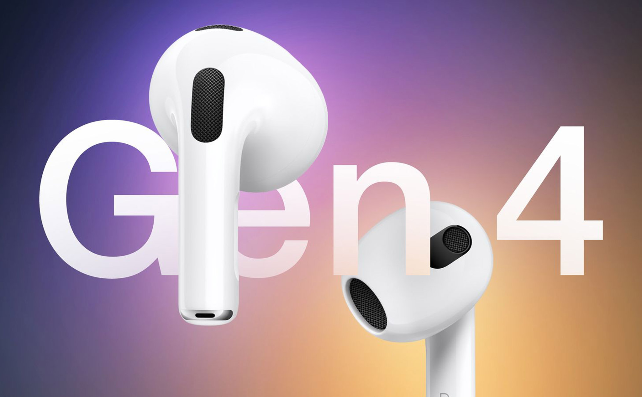 AirPods 4 sẽ có thiết kế mới: Thân ngắn hơn, có ANC, hỗ trợ Find My và USB-C?