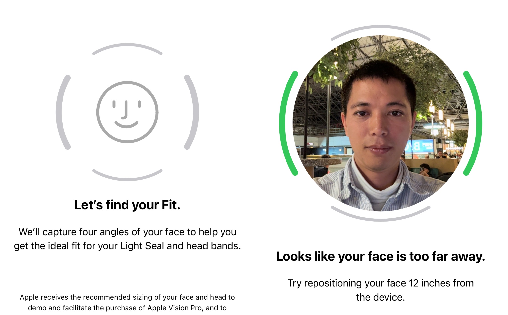[Video] Thực tế quá trình đặt mua Apple Vision Pro tại Mỹ, cần có Face ID để đo đầu