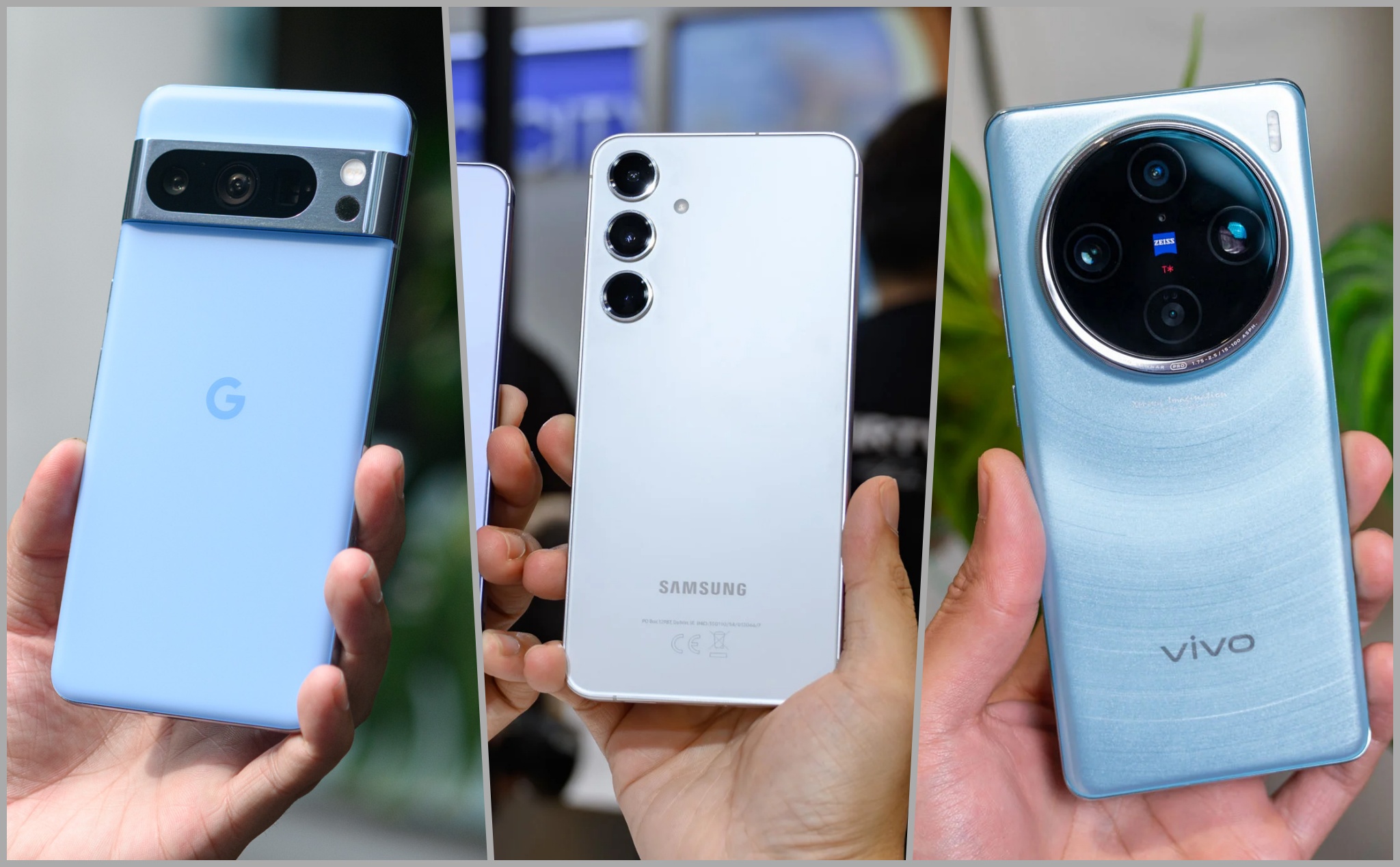 Chọn máy phụ: Google Pixel 8 Pro, Samsung Galaxy S24 Plus hay vivo X100 Pro?