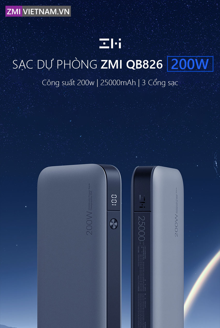 Sạc ZMI QB826 lỗi sạc và hiển thị ER