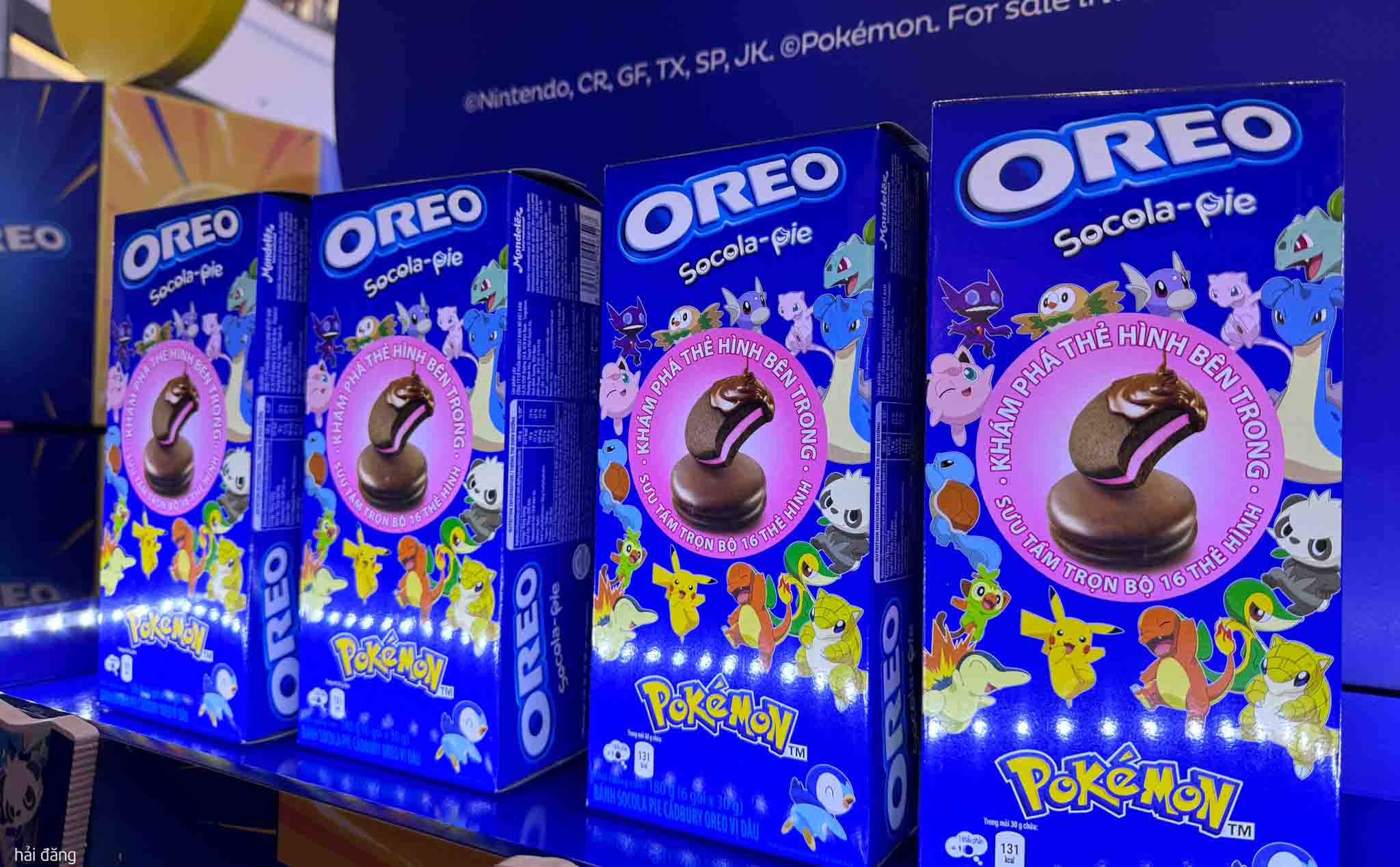 Hãng OREO ra mắt bánh quy phiên bản Pokémon