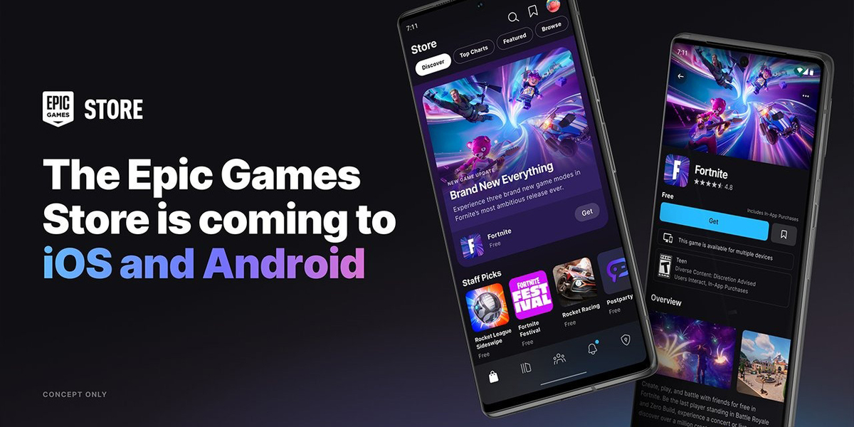 Sắp có Epic Games Store cho Android nha anh em. Vậy là bên cạnh Play Store, Galaxy Store, và Amazon