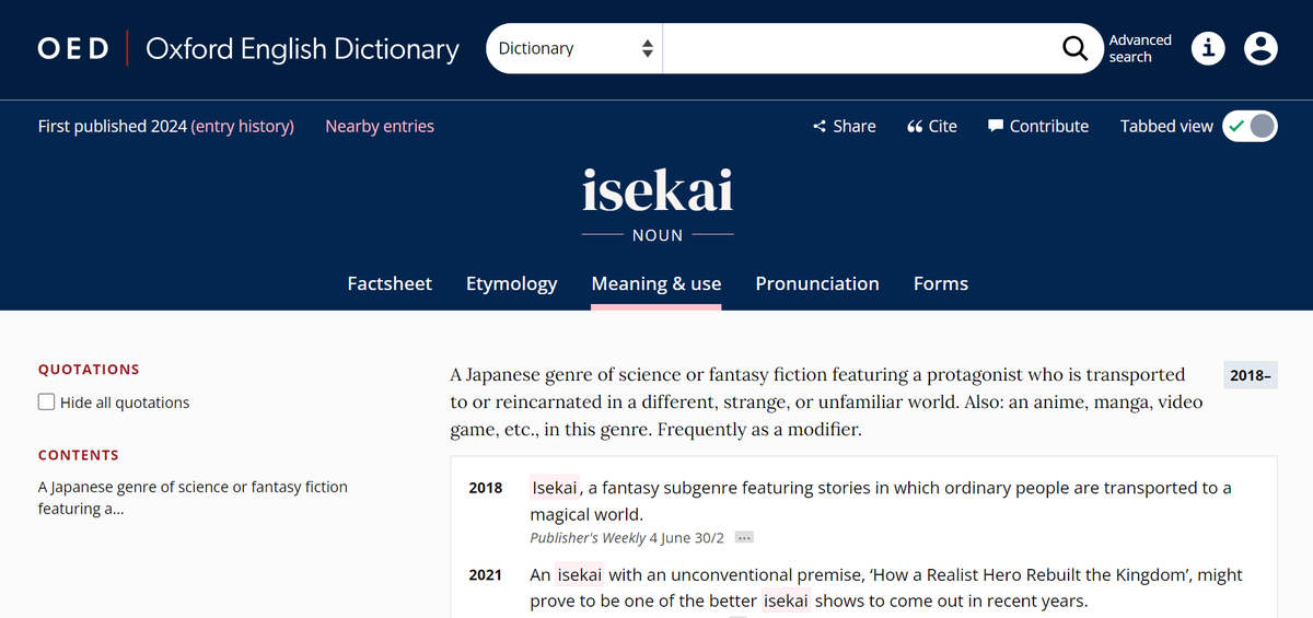 Thuật ngữ "Isekai", một từ có nguồn gốc tiếng Nhật với nghĩa là "Dị giới" hay "Thế giới khác", đã...