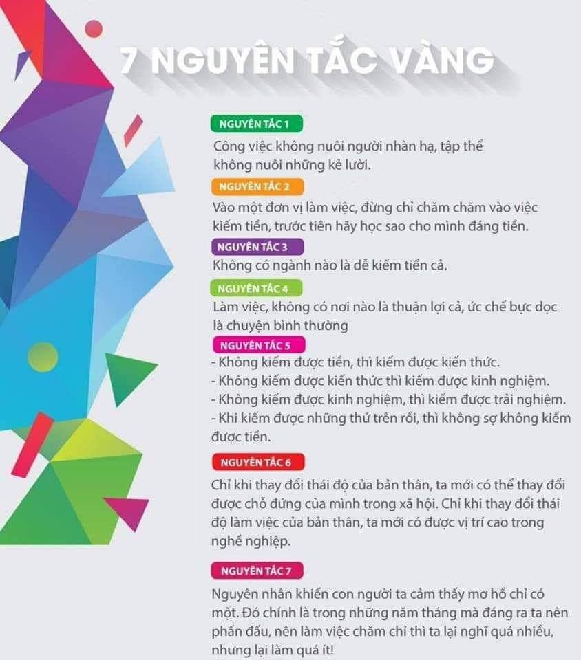 7 Nguyên Tắc Làm Việc - Bí Quyết Để Thành Công Trong Mọi Môi Trường Công Sở