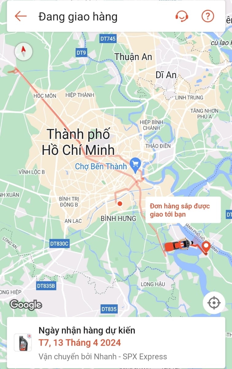 Nhờ Shopee update cái Maps mới biết đơn hàng của mình đi phượt khắp TP ...