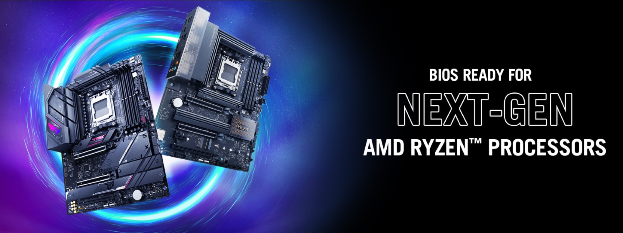 Toàn bộ 44 dòng mainboard AM5 hiện tại của ASUS sẽ đều hỗ trợ APU kiến trúc Zen 5 sắp tới của AMD