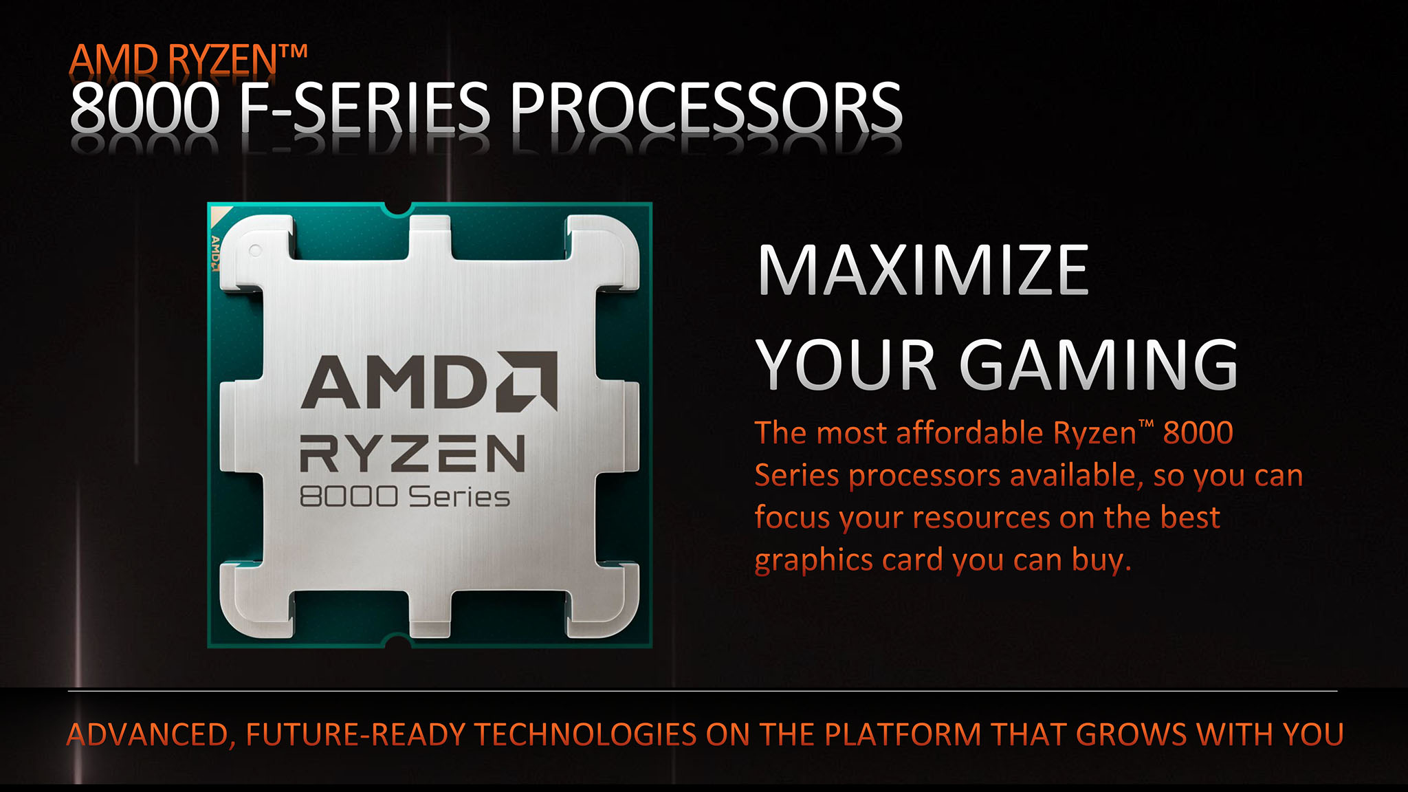 AMD âm thầm ra mắt hai CPU cho anh em ráp máy game: Ryzen 7 8700F 300 USD, Ryzen 5 8400F 190 USD