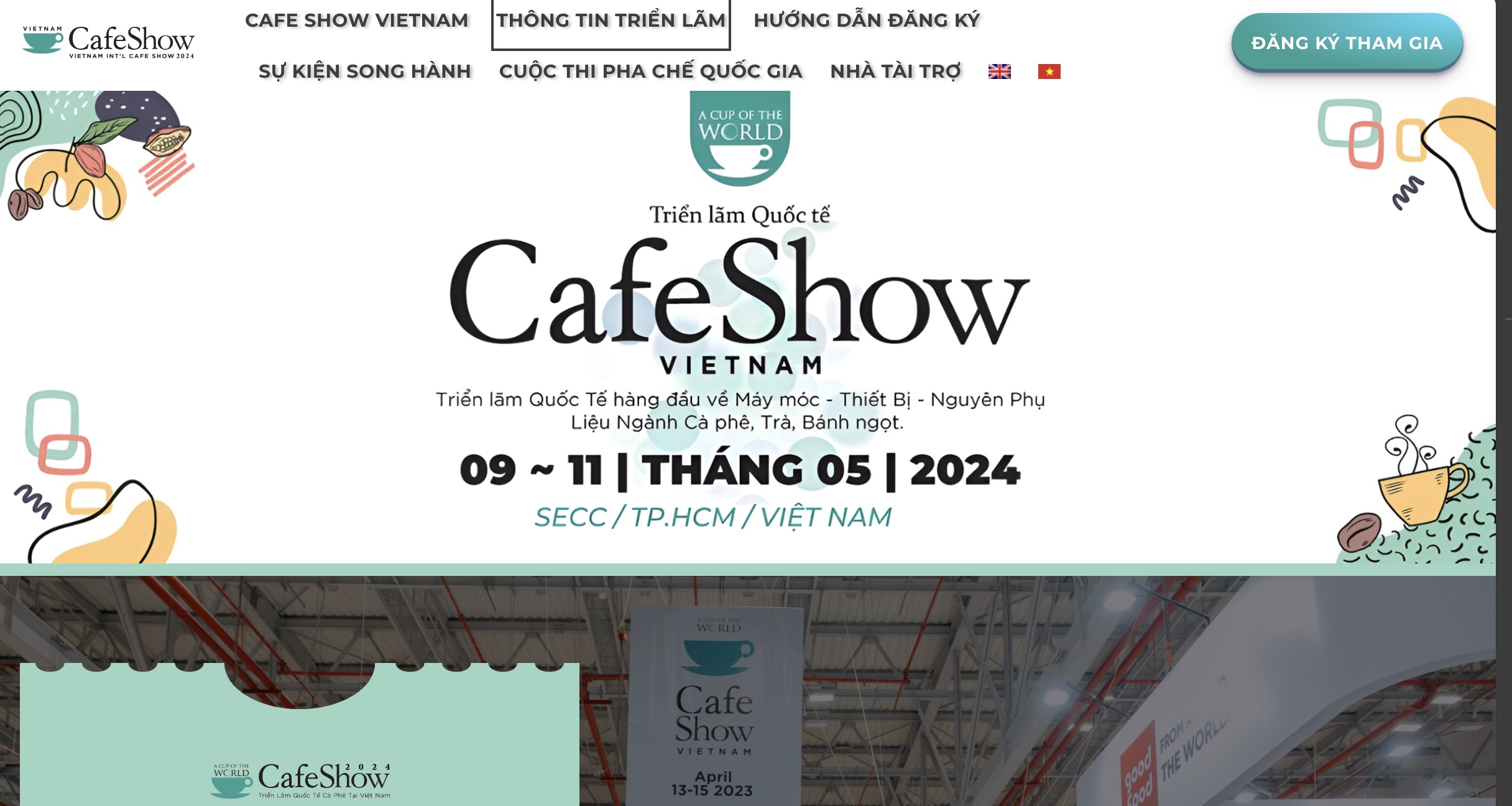 Rủ anh em đi Cafe Show Vietnam 9-11/5/2024 ở SECC Quận 7, HCM