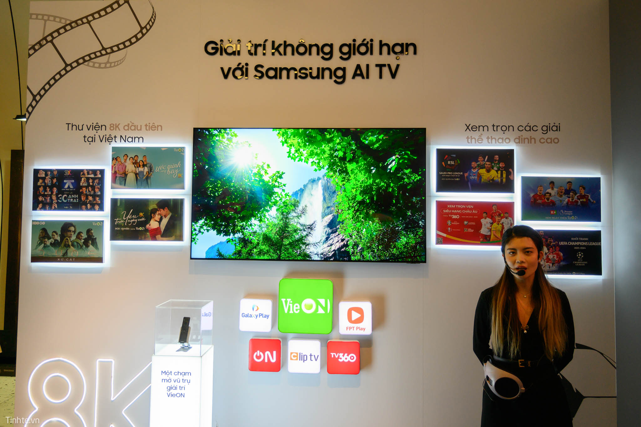 Samsung trình diễn TV AI 2024 tại Galaxy Sala, TP.HCM: nhiều mẫu TV lớn ...