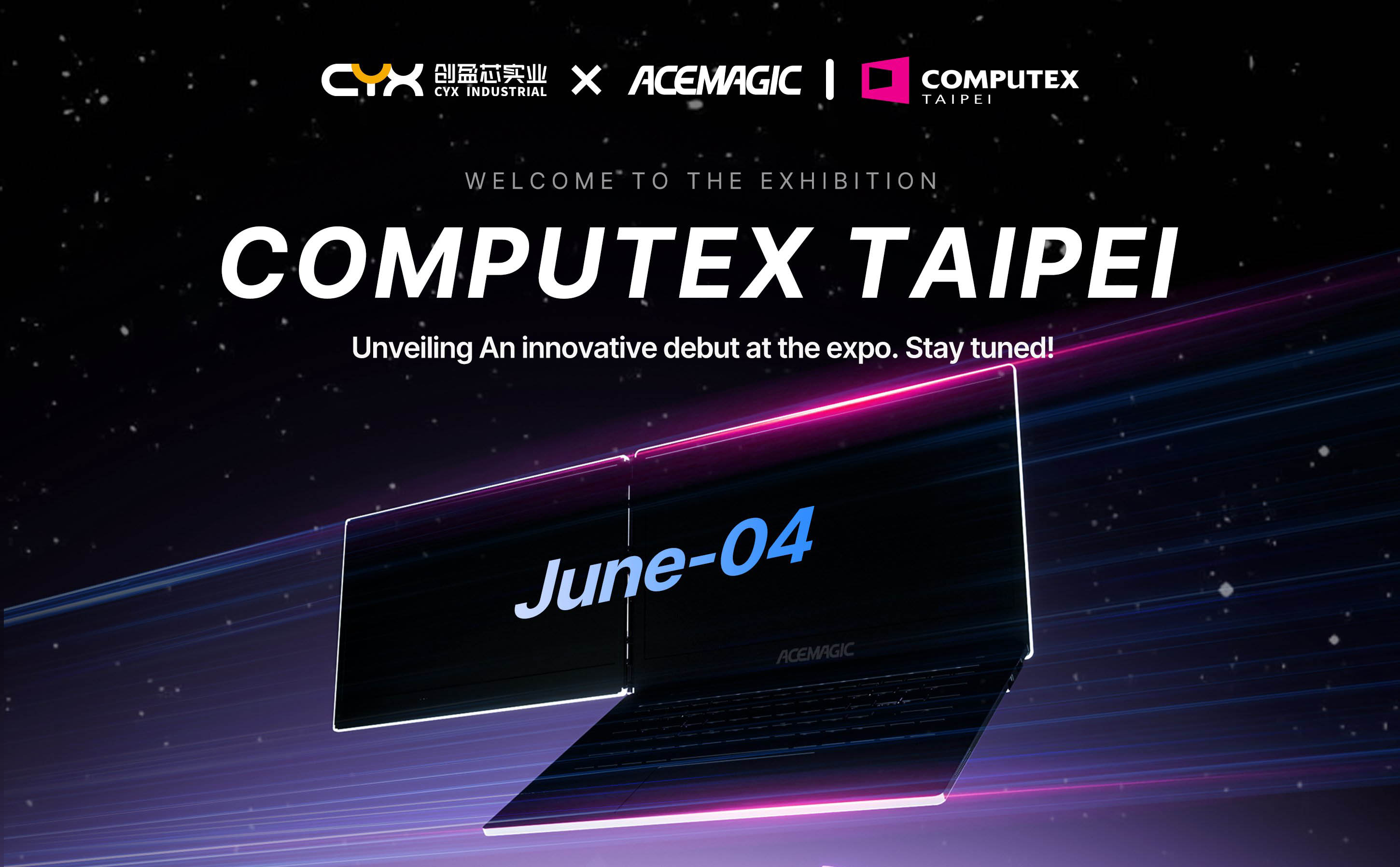 Computex 2024: ACEMAGIC X1 - Laptop 2 màn hình mở ngang đầu tiên trên thế giới