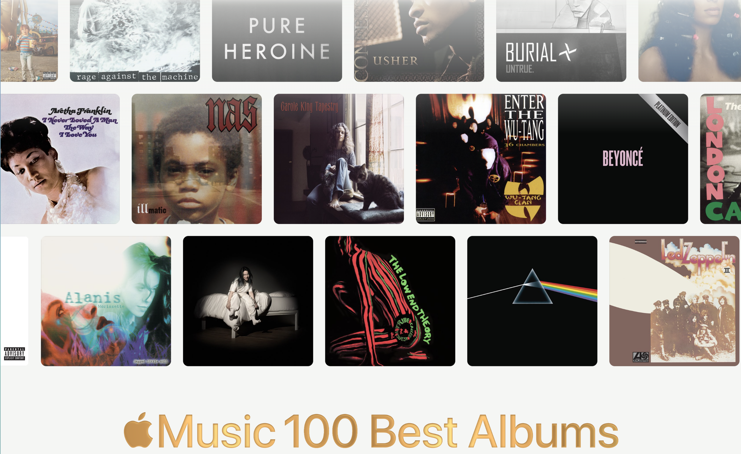 10 album hay nhất trên Apple Music