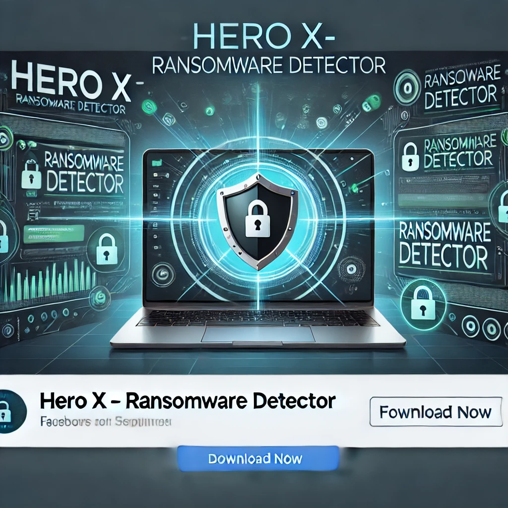 Giới thiệu phần mềm HERO X - Ransomware Detector Bảo vệ máy tính của bạn khỏi Virus Ransomware!