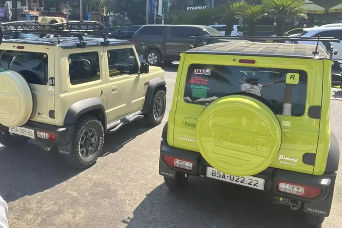 Đại gia Ninh Thuận sở hữu cặp Suzuki Jimny "siêu biển tứ quý"