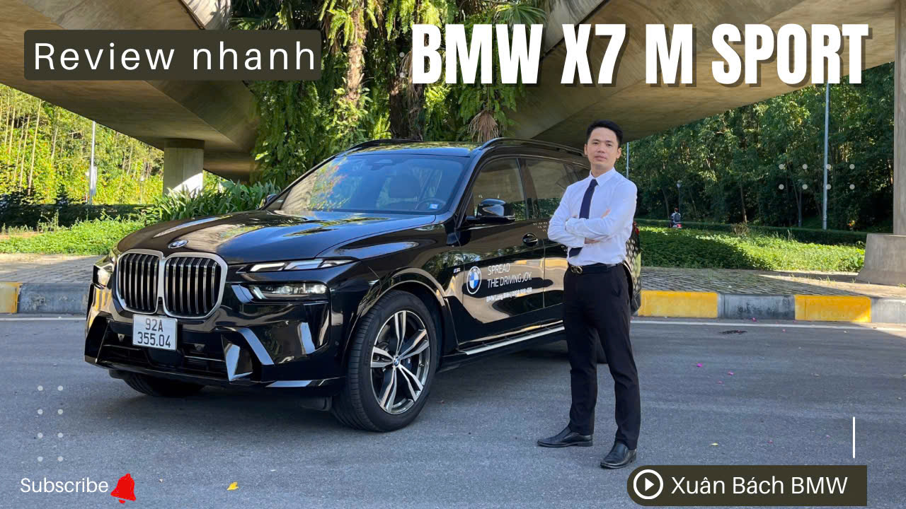 Review nhanh BMW X7 M Sport LCi