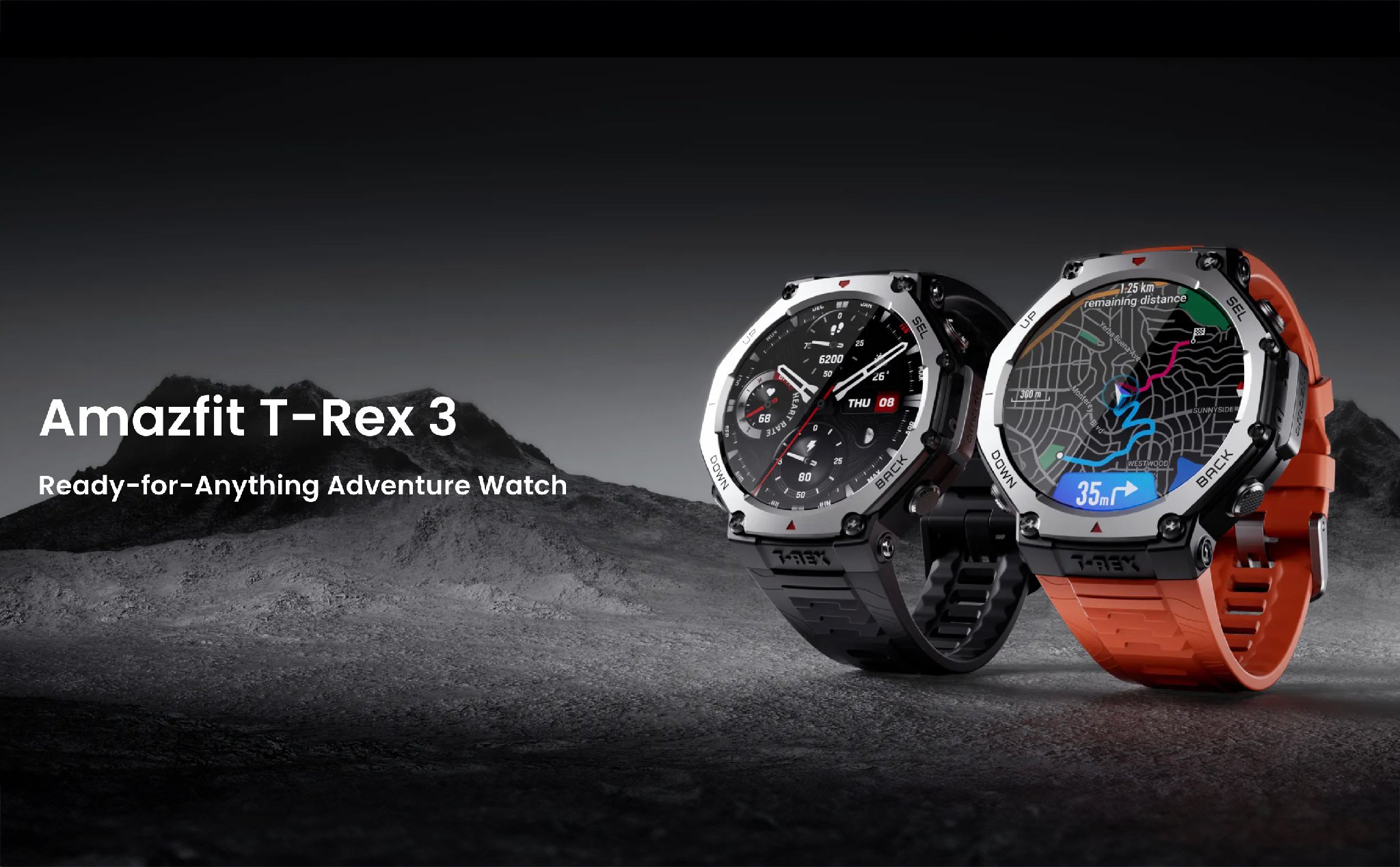 IFA24: Amazfit T-Rex 3 ra mắt, cạnh viền thép, pin 27 ngày, giá 7.3 triệu