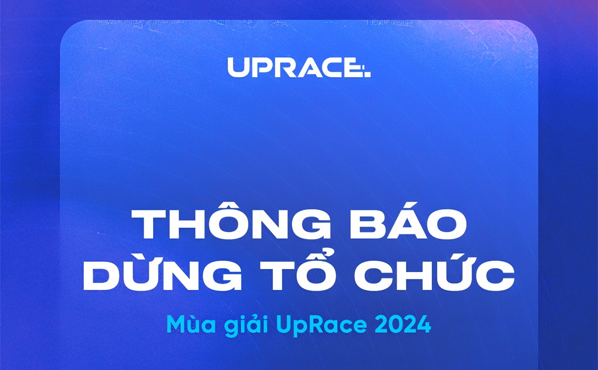 Dừng tổ chức giải chạy UpRace mùa 2024