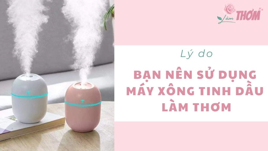 Lí do bạn nên chọn máy xông tinh dầu thơm phòng Làm Thơm