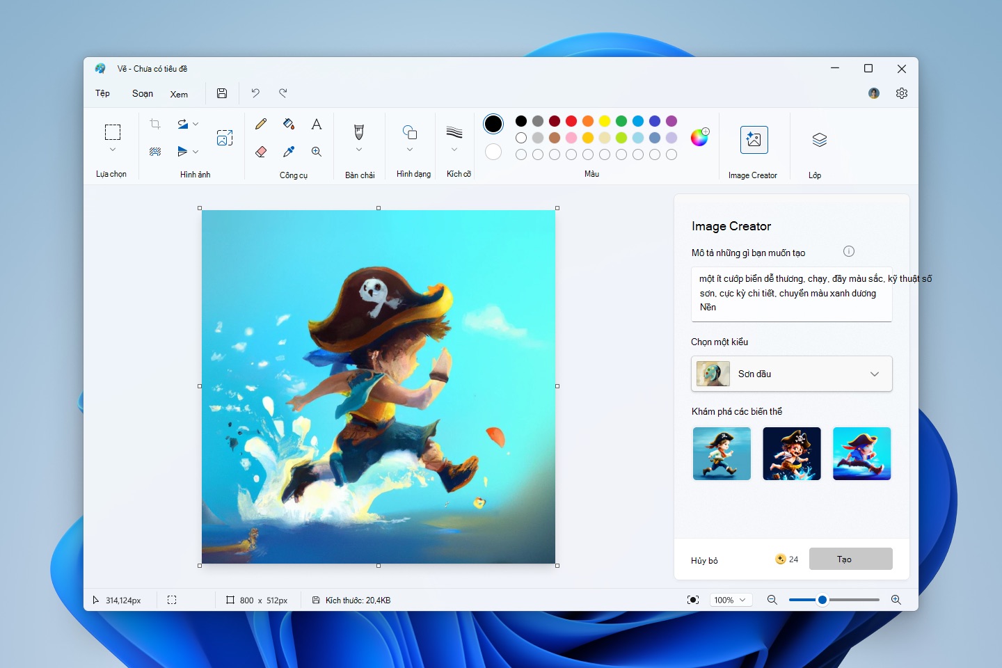 Microsoft giới thiệu tính năng AI cho Paint và Notepad trên Windows 11 Insider cho máy Copilot+ PC