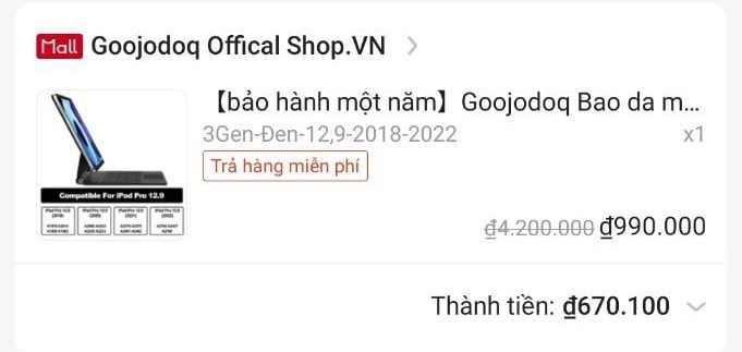 MỘT TRẢI NGHIỆM MUA HÀNG QUÁ TỒI TỆ CỦA BRAND GOOJODOQ