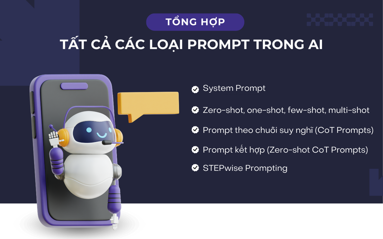 Tổng Hợp Tất Cả Các Loại Prompt Trong AI