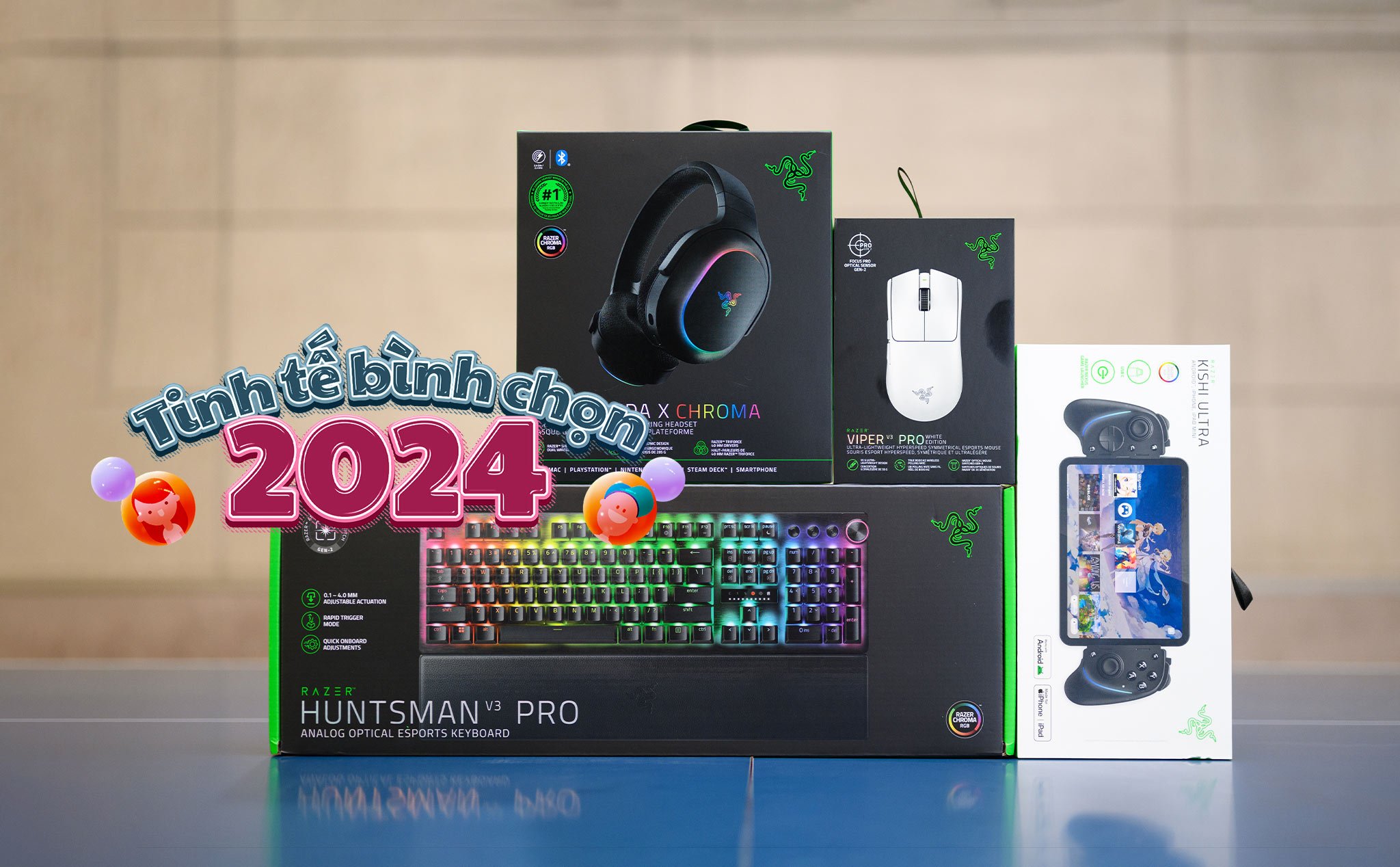 TTBC24: Giới thiệu bộ quà từ Razer tặng member Tinh tế